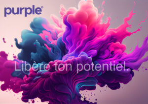 La marque Purple